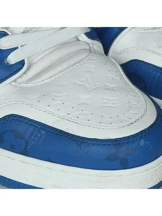 1ABOH2 LV White Blue Trainer Sneakers 260