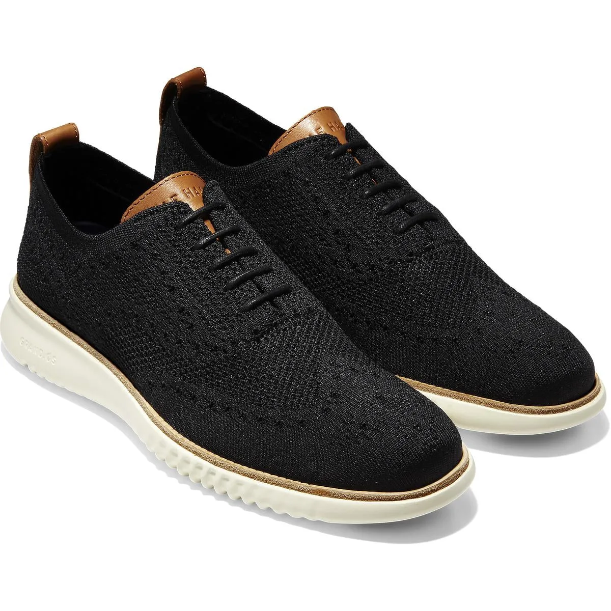 2.Zerogrand Mens Knit Comfort Oxfords