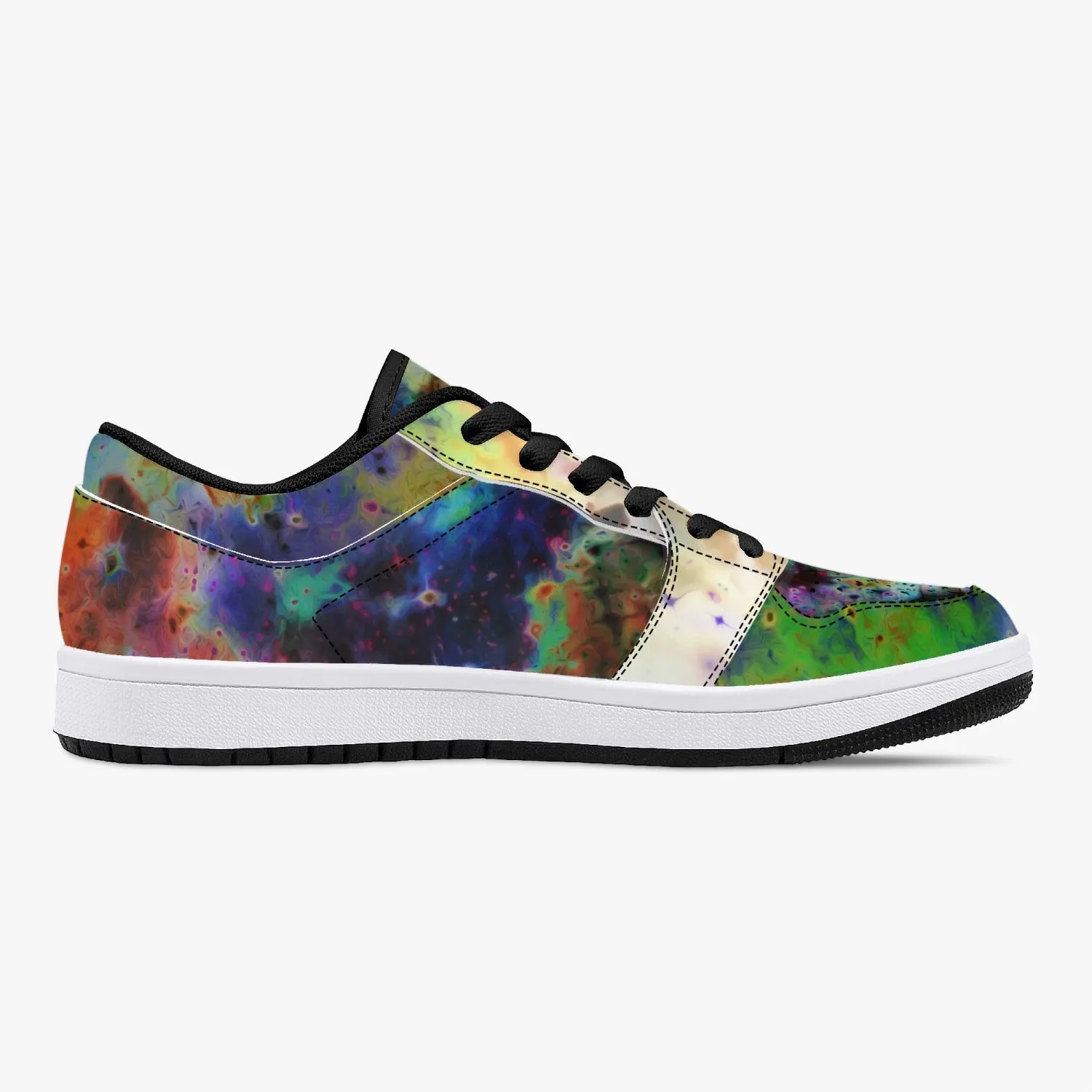 Acolyte Ethos Psychedelic Split-Style Low-Top Sneakers