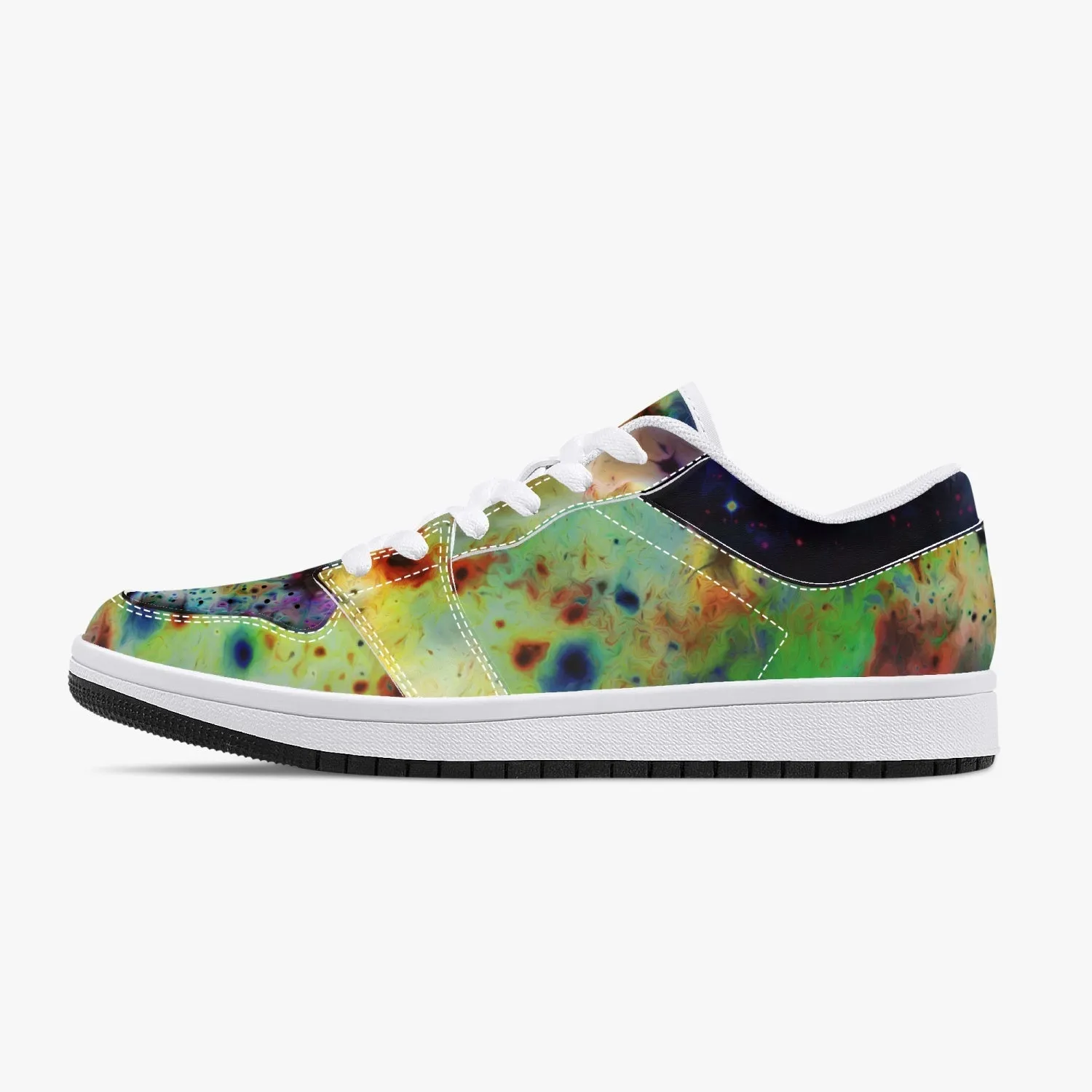 Acolyte Ethos Psychedelic Split-Style Low-Top Sneakers