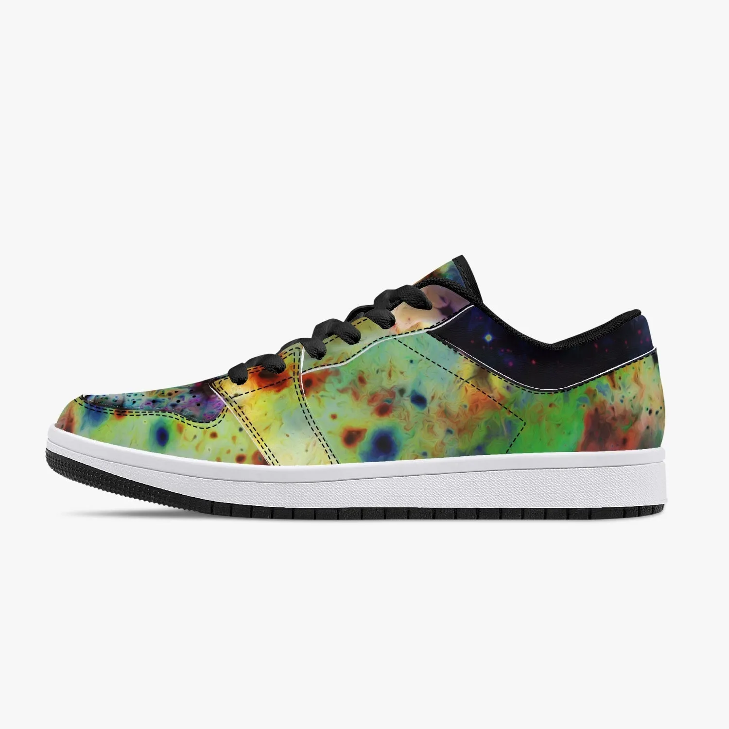 Acolyte Ethos Psychedelic Split-Style Low-Top Sneakers