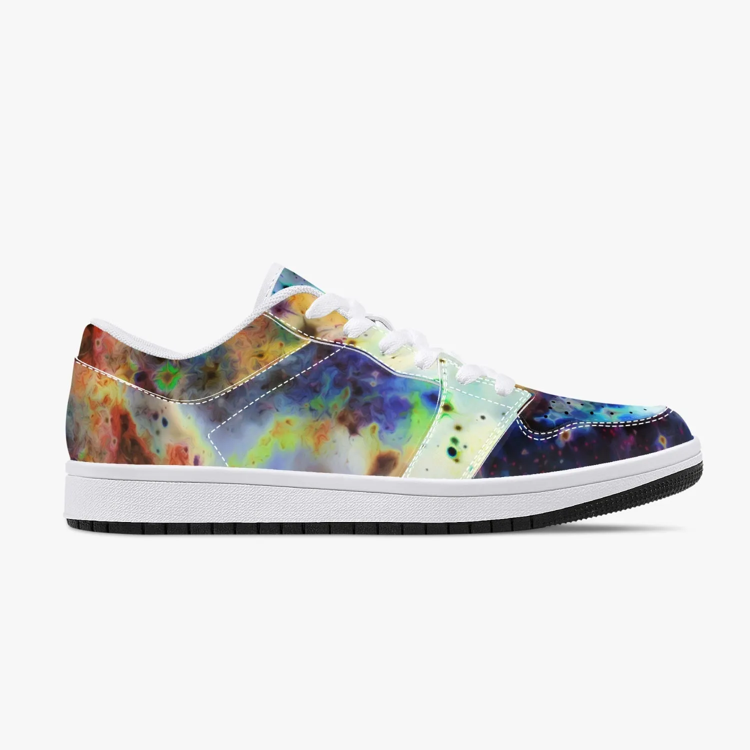 Acolyte Ethos Psychedelic Split-Style Low-Top Sneakers