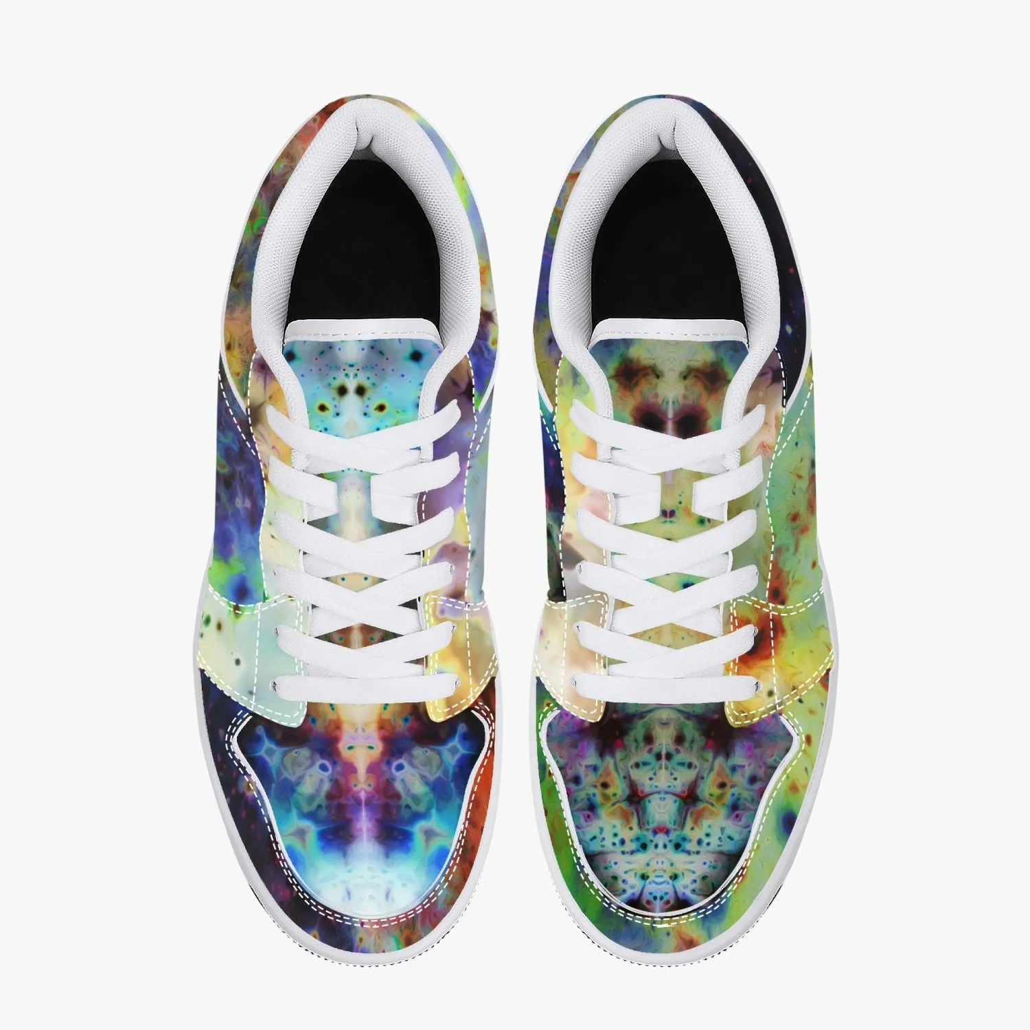 Acolyte Ethos Psychedelic Split-Style Low-Top Sneakers