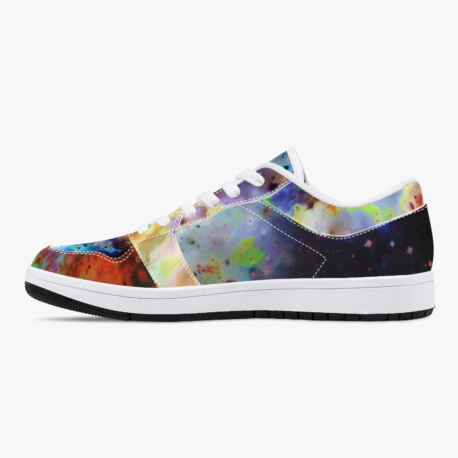 Acolyte Ethos Psychedelic Split-Style Low-Top Sneakers