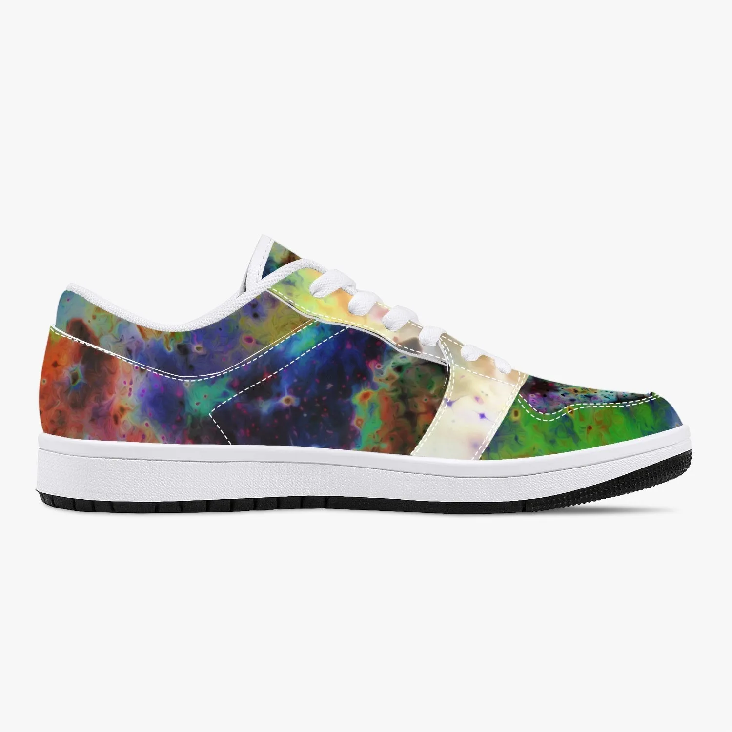 Acolyte Ethos Psychedelic Split-Style Low-Top Sneakers