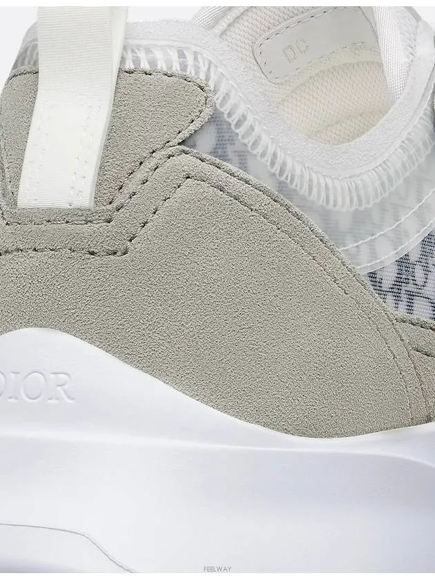 B25 Running Canvas Suede Sneakers Grey