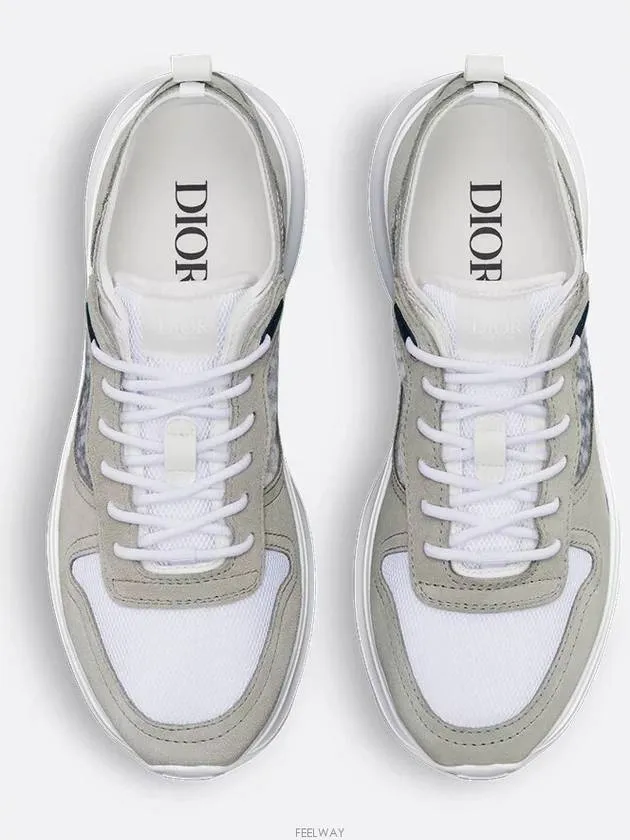 B25 Running Canvas Suede Sneakers Grey