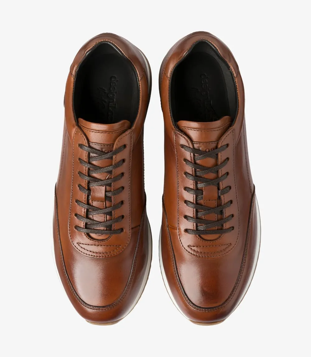 Bannister Leather Trainer - Cedar