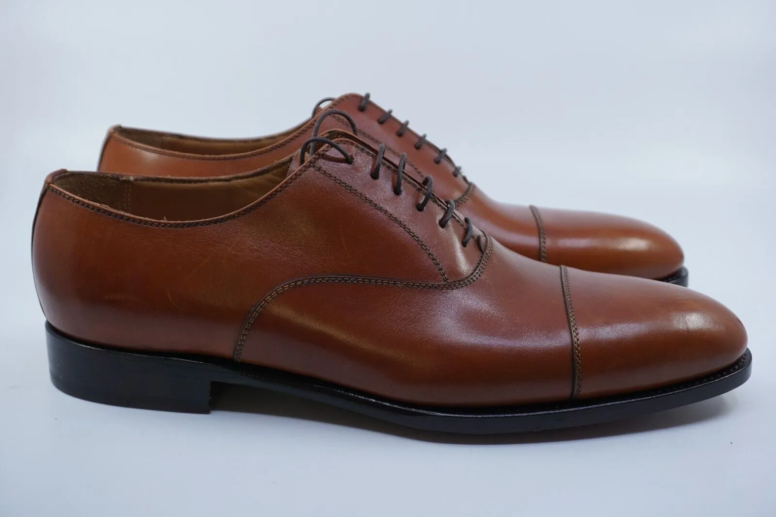 Brown Oxford Shoes made of Leather (EU 45)