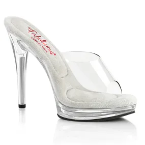 GLORY-501 Fabulicious Shoes Clear 5 Inch Heels