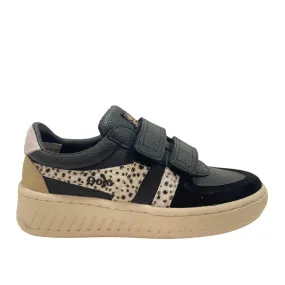 Gola Kids Trainers | Grandslam | Black & Cheetah print