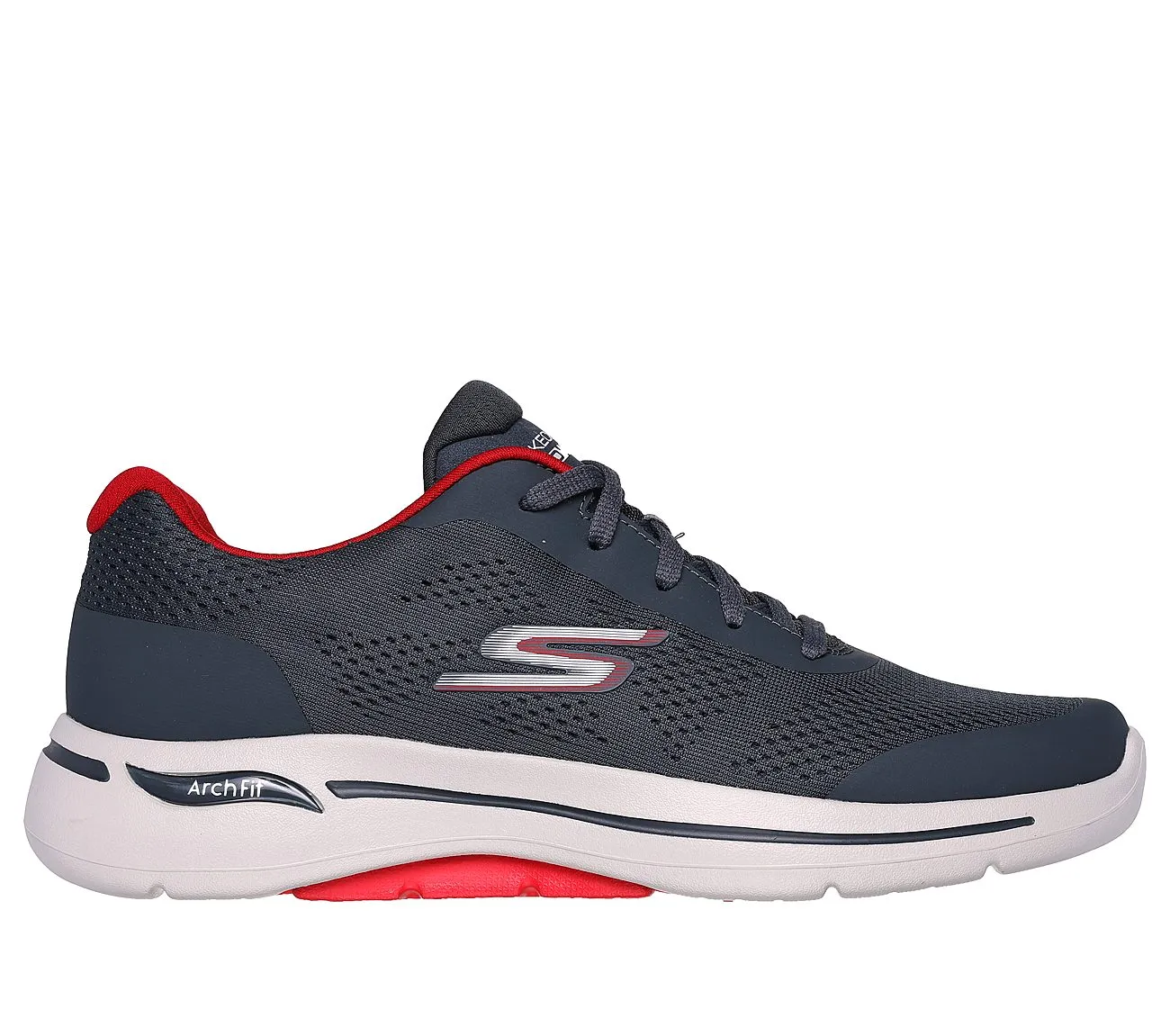 GOWALK ARCH FIT - GUIDELINE - CHARCOAL RED