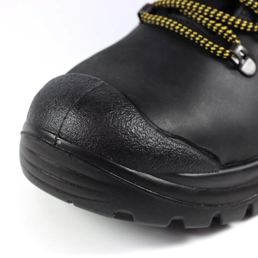 Grisport Men's Combat Safety Waterproof Work Boots (Black)