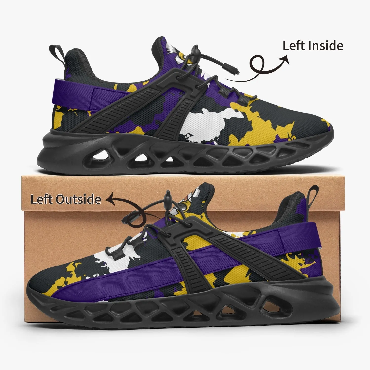 Kicxs BAL Camo Mesh Running Shoes