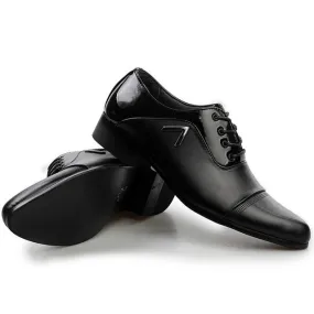 Men Casual Office Business Autumn Pattern Leather Shoes