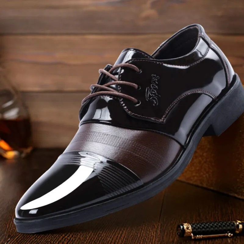 Men's Leather Slip-On Shoes