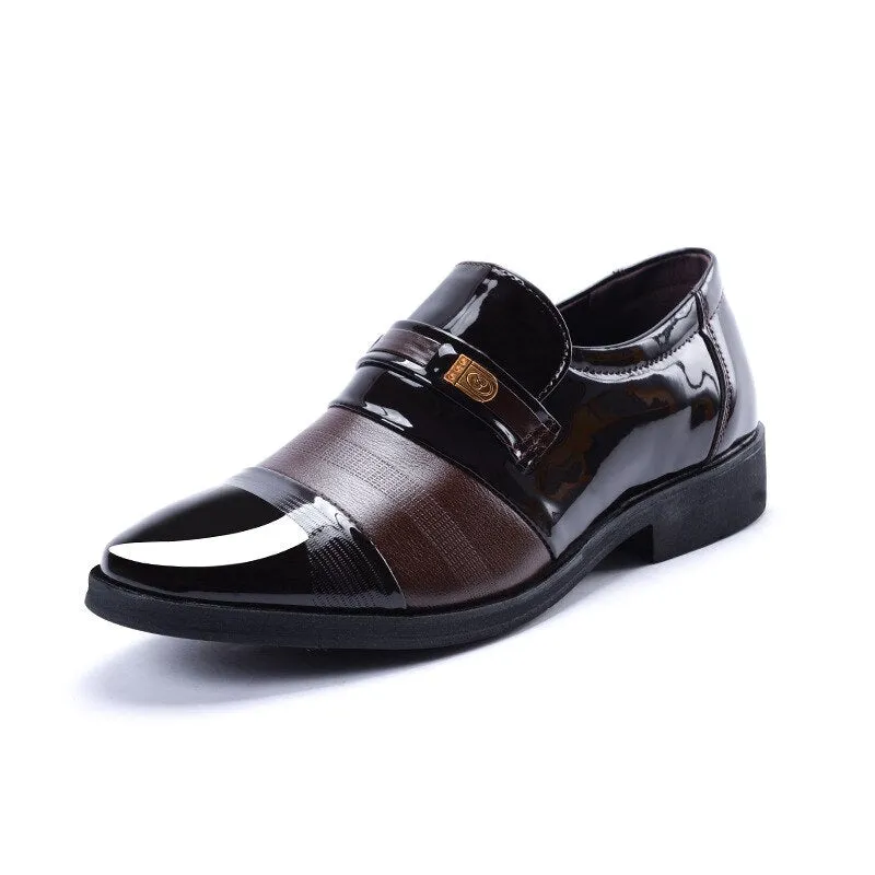 Men's Leather Slip-On Shoes