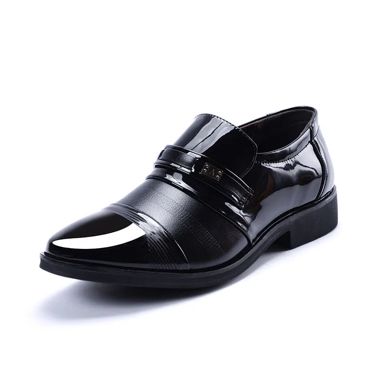 Men's Leather Slip-On Shoes
