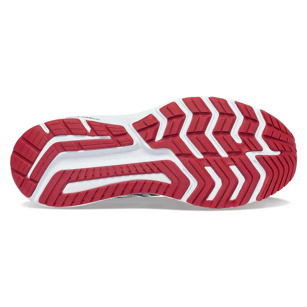 Men's Omni 21 Running Shoe - Alloy/Garnet- Wide (2E)