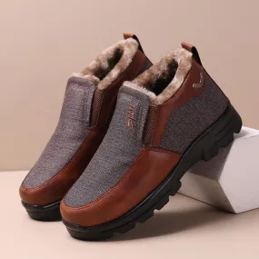 Men's Winter Fleece Waterproof Warm Anti-slip Comfort Shoes (Buy 2 Free Shipping✔️)