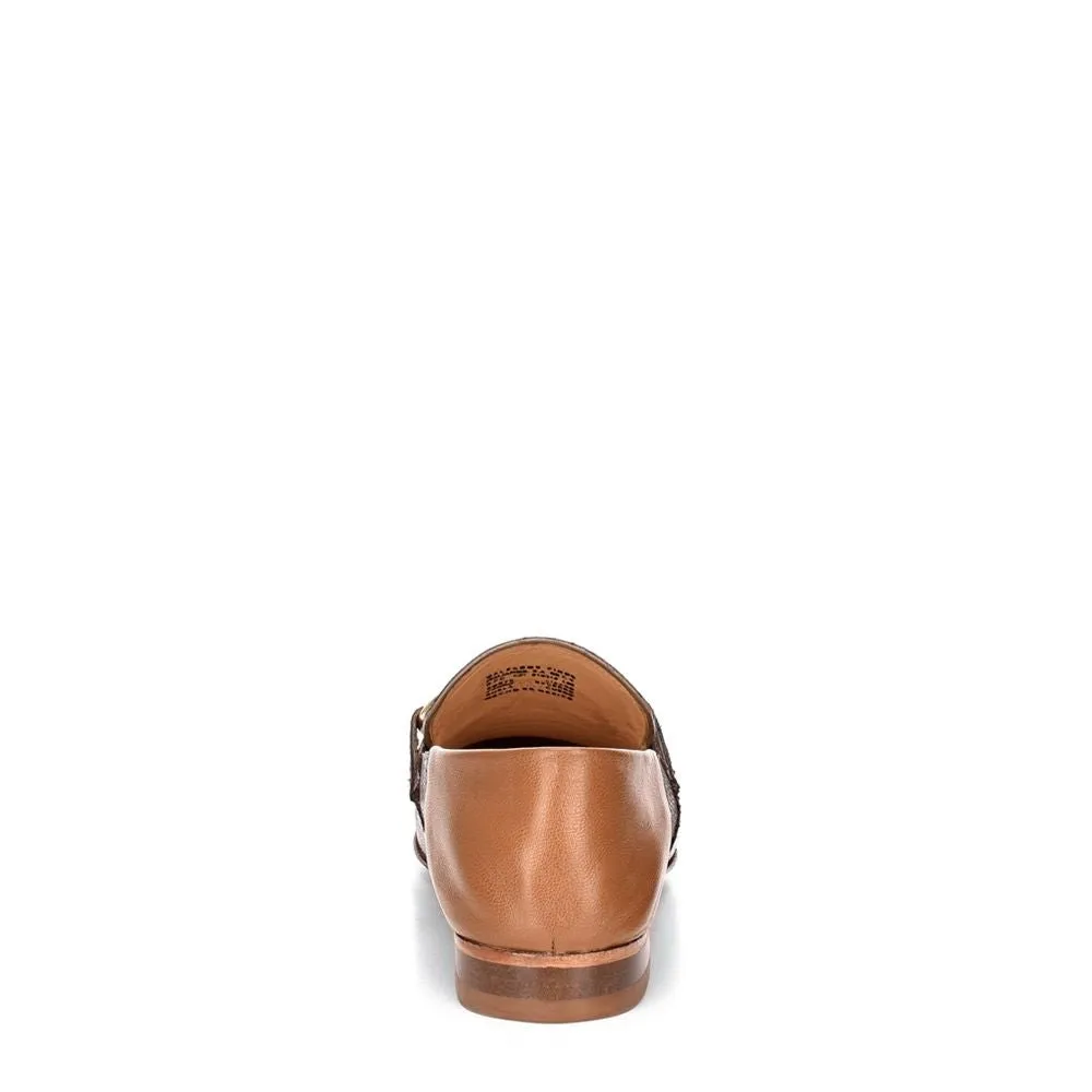 S33LTLT - Cuadra taupe  dress casual lizard plain bit loafer for women