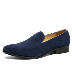 Spring Mens Loafers Business Dress Wedding Banquet Suit Designer Shoes Zapatos De Hombre Genuine Leather Pointed Toe
