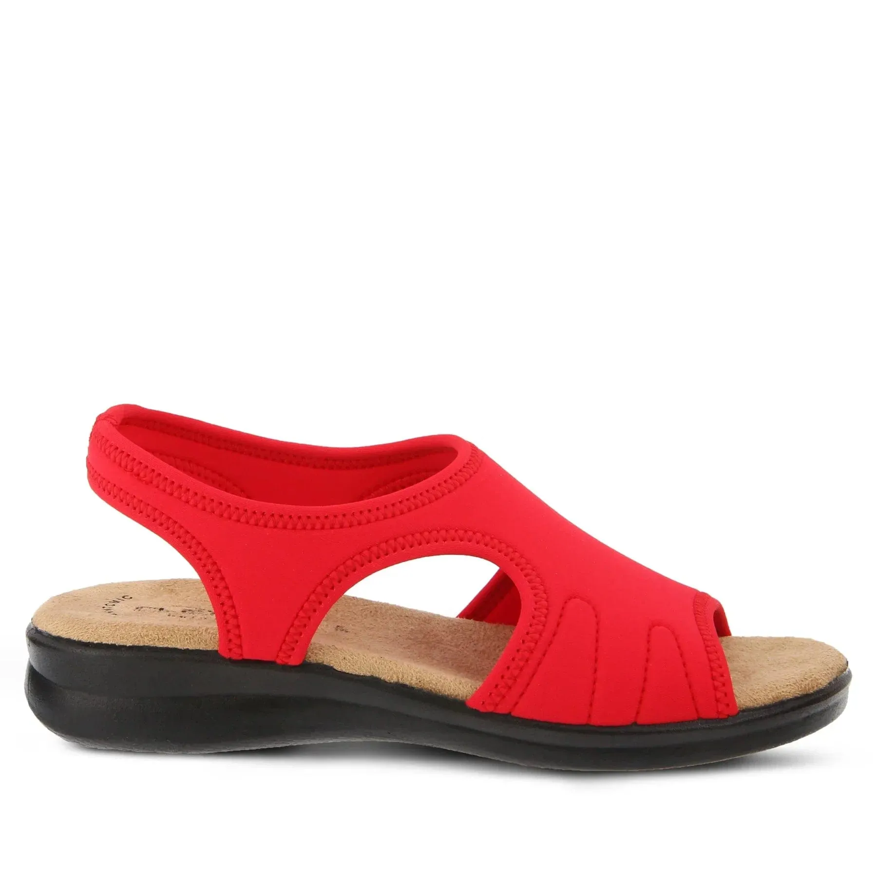 Spring Step Women's Nyaman Flexus Comfort Sandals- Red