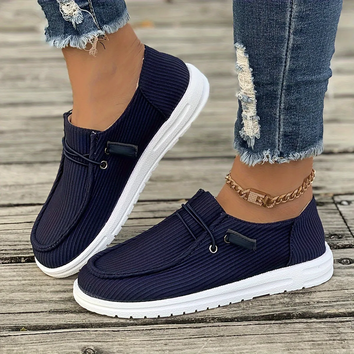 Wear Resistance Non Slip Canvas Sneakers