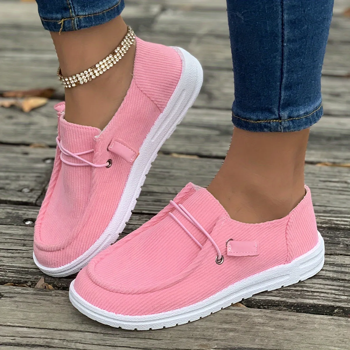 Wear Resistance Non Slip Canvas Sneakers