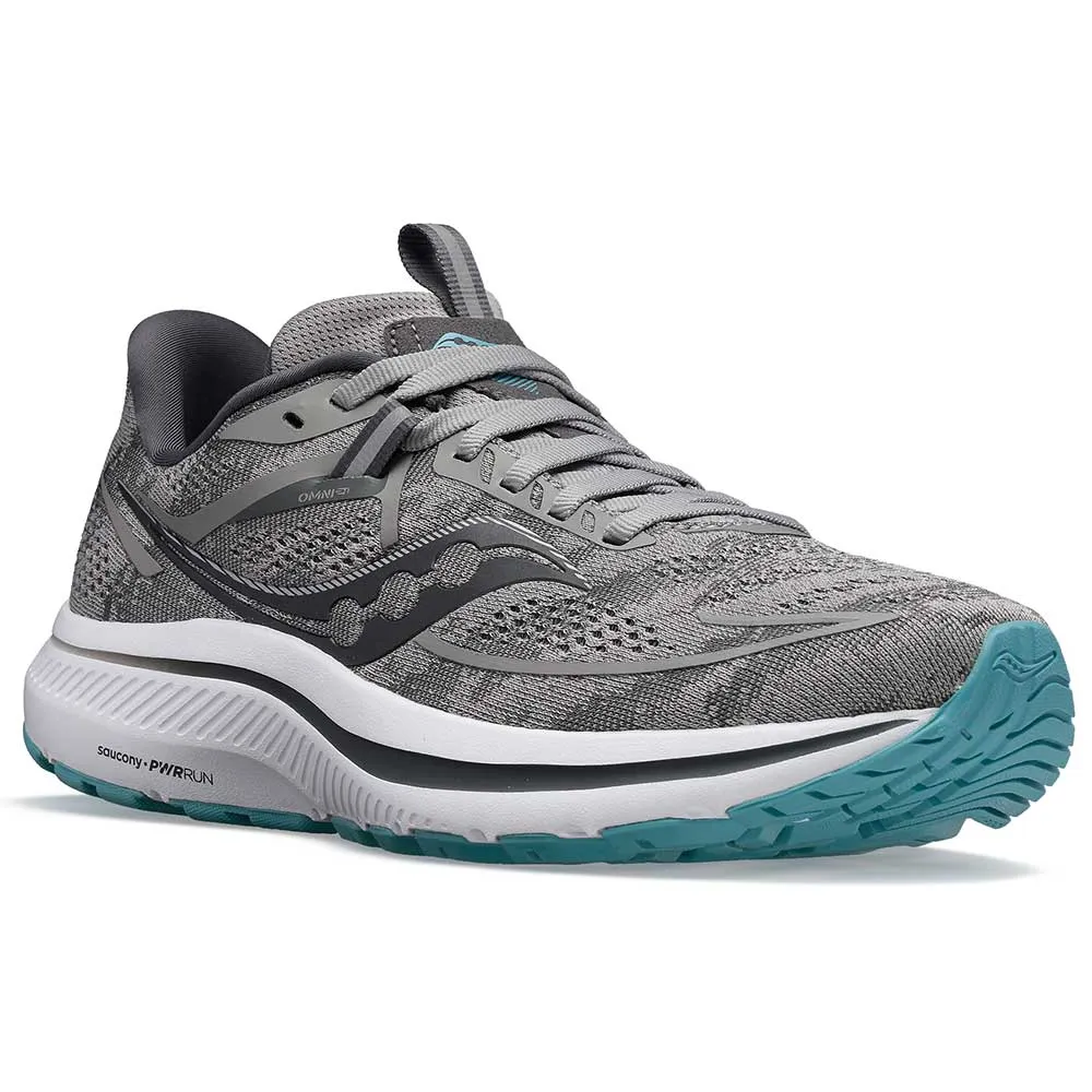 Women's Omni 21 Running Shoe- Alloy/Rainfall- Regular (B)